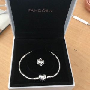 PANDORA SILVER CLASP BRACELET